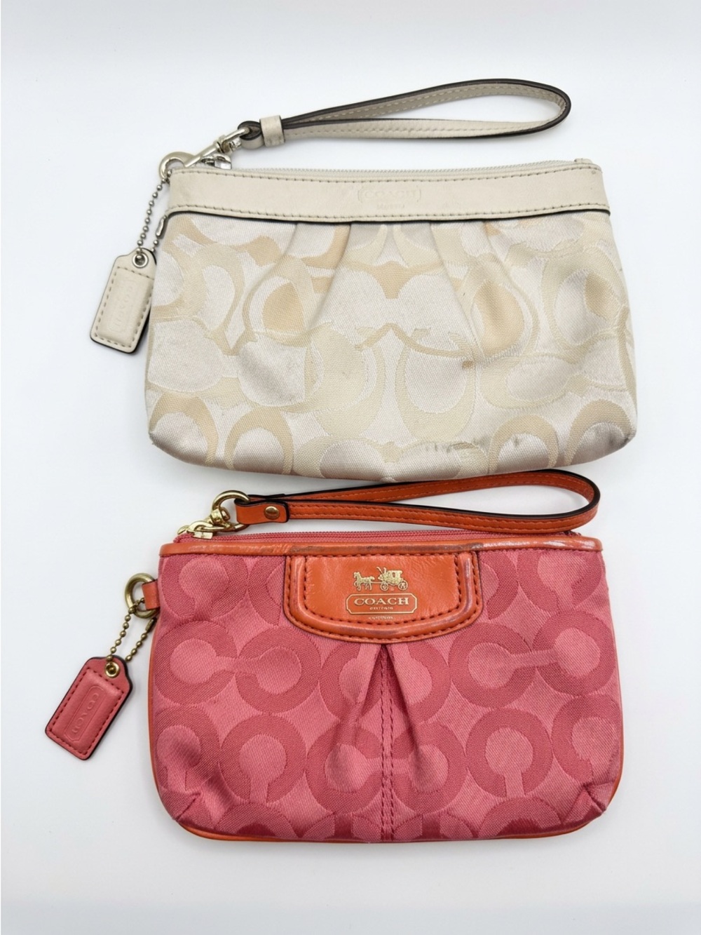 2 COACH WRISTLETS with issue - SOLD AS IS